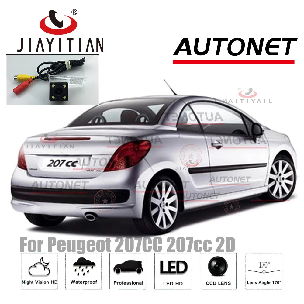 JIAYITIAN bakkamera For Peugeot 207CC 207cc 2D coupe CCD Night Vision /Nummerplade kamera/Reverse backup-Kamera