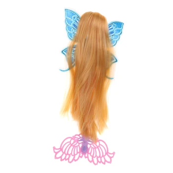 Høj Kvalitet Plastic Toy Klassiske Havfrue Dukke Pige Kvindelige Figurer med Sommerfugl Fløj Hjem Pynt