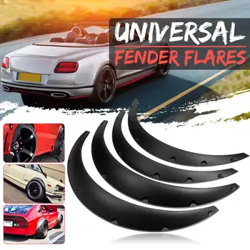 Universal Fender Flares 4stk Bil Skærmen Nødblus Fleksibel Til For Honda Civic For BMW E90 E91 E92 M3 Til For Ford Focus RS ST