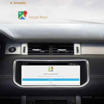 ZUOLV Multimedie-Navigation GPS Til RANGE ROVER EVOQUE Dashboard Android 9.0 Bluetooth-4GB+64GB-Afspiller 10.25