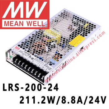 Mener det Godt, LRS-200-24 meanwell 24V/8.8 A/211W DC Enkelt Output Skift Strømforsyning online butik