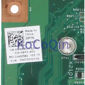 KoCoQin Laptop bundkort Til DELL Inspiron 3520 HM76 Bundkort KN-0W8N9D 0W8N9D DV15 MLK MB 11280-1 MXRD2 SLJ8F