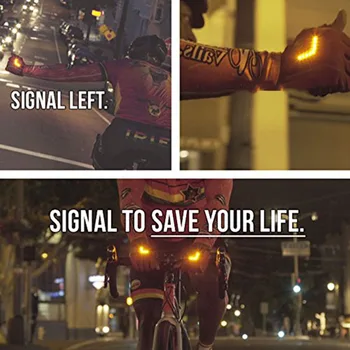 Intelligent GEL Cykling Handsker Cykel LED-blinklys Halv Finger Sport Handsker, skridsikre Riding Offentlig Cykel Handsker MTB