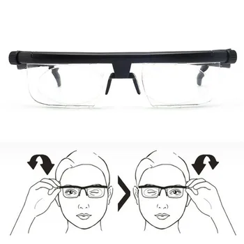 IENJOY TR90 dobbeltsyn Fokus Skive Justerbar Briller -6d til +3D Nærsynethed Presbyopi Briller Mænd Kvinder Læsning Briller
