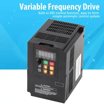 VFD Inverter VFD 1.5 KW 380V AC frekvensomformer Universal Tre - Fase Variabel Frekvens Drive Converter