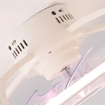 Smart loft ventilator-lampe med lys fjernbetjening lys loft ventilator lamper 50cm med APP control soveværelse indretning ny