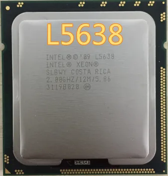 Intel Xeon L5638 l5638CPU processor på 2,0 GHz LGA1366/12MB L3 60W Cache Seks-Core server CPU