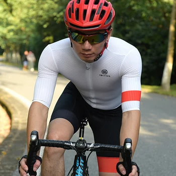 Swiftofo Sort Hvid Triathlon Dragt Mænd ' s Road Bike Cykling Tøj Ropa De Ciclismo 2020 Skinsuit Trøje Sæt