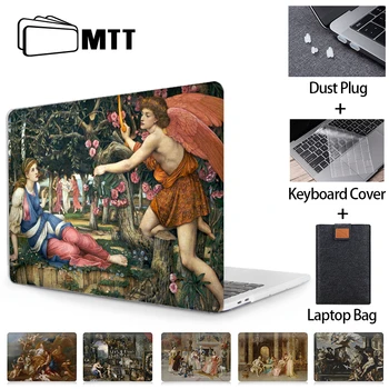 MTT Laptop Case Til Macbook Air Pro 11 12 13 15 16 Tryk Bar Olie Maleri Cover Til Macbook Air 13 tommer Funda A1932 A2179 A2289