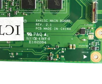 Med 4G RAM + N3050 CPU X441SC Laptop bundkort Til Asus X441SC X441S A441S Test oprindelige X441SC bundkort