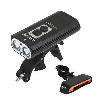 Cykel Lys Lommelygte Foran XM-L2 fakkel Højt Magt Cykling LED & USB Genoplade meilan X5 Trådløse Cykel lys Bag laser lys