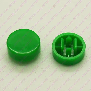 100PCS-1000PCS Dia.11.8 mm Runde Plastic Farverige Cap, der passer til 12x12x7.3 mm Firkantet Hoved Takt Skifte Takt Skifte Power-Knappen