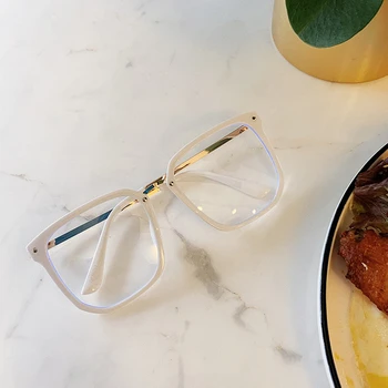 Overstørrelse Nitte-Pladsen Klare Glas Ramme For Kvinder 2020 Mode Klart Billede Store Briller Kvindelige Elegante Mærke Nuancer Oculos