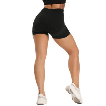Sommer Yoga Shorts Women Fitness Høj Talje Problemfri Hip-up Træning Stramme Elastiske Sport Shorts Push Up, der Kører Fitness Tøj