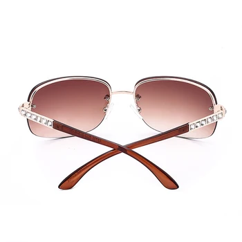 2019 Helt nyt design, kvinde solbriller Kvinder vintage pilot solbriller oversize dame luksus diamant sol briller solbriller