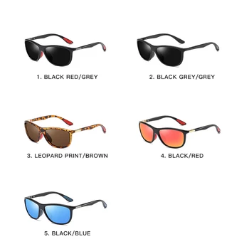 KEITHION Retro Brand Design Polariseret Sports Solbriller Til Mænd, Kvinder Kørsel Fiskeri UV Beskyttelse