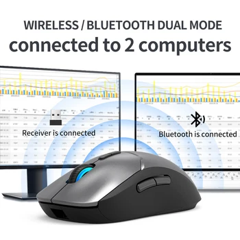 2,4 G Bluetooth Trådløs Mus USB-Genopladelige Ergonomi Magic Lydløs Gaming Mus Til Xiaomi Bærbar PC Gamer Computer, Mac, ipad