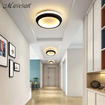 Moderne Moderne LED-loftsbelysning til Midtergangen Korridor Balkon Indgang Moderne LED Loft Lampe Til Hjemmet AC 90-260V Midtergangen Lampe