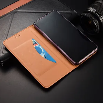Ægte Læder Telefon Tilfældet for Xiaomi mi CC9 CC9E Retro style Flip wallet Cover til Xiaomi 9 Lite Beskyttende tilfælde