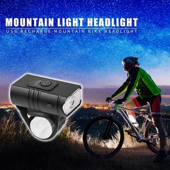 Vandtæt 500LM T6 LED MTB Mountainbike Cykel Forlygte USB-Genopladelige 3 Gear Håndtaget Foran Lys Cykel Udstyr