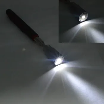 Mini Virkelige Stick Neodym Imanes LED Afhente Værktøj Teleskopisk Magnetiske Magnet Værktøj til at afhente Møtrikker og Bolte