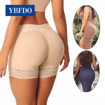 YBFDO Kvinder Polstret Trusser Problemfri Bunden Trusser Push Up Undertøj til Kvinder Undertøj Butt Lift Trusser Hip Forstærker Shaper