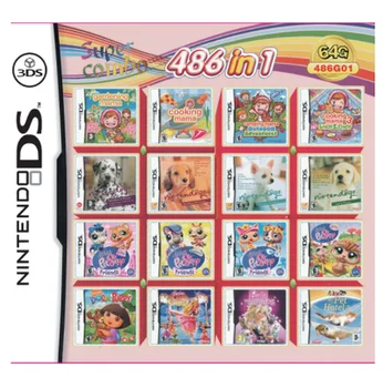 486 1 Video Spil Kassette til Nintendo NDS NDSL NDSi 3DS 2DS Pige Spil