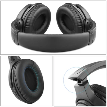 HK02 trådløse bluetooth headset high-definition stereo sport musik sammenklappelig trådløst headset til Android, ios og computere