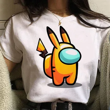 2020 Nye Spil Blandt Os T-Shirt Kvinder Kawaii Sommeren Afslappet Toppe Tegnefilm Grafiske Tees Sjove Harajuku T-shirt Mode Tshirt Kvindelige