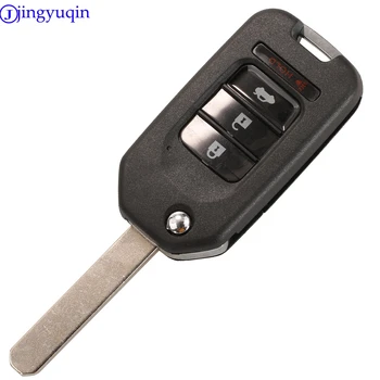 Jingyuqin 433Mhz ID47 Chip A/G System 3/4 Knapper Fjernbetjening Bil Nøgle Til Honda GREIZ Civic By XRV Vezel Fuld Nøgle