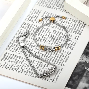 BOBASI Nye Smykker Cubic Zircon armbånd & Armbånd Justerbar Slange, Kæde, Charme Armbånd Til Kvinder Bryllup Krystal Armbånd