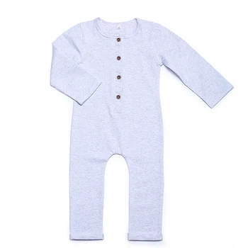 Seartist Baby Drenge Rompers Børn Nyfødte Almindelig Sort Grå Buksedragt Bebes Pyjamas Jumper Baby Boy Tøj Krop Passer Til 2021 Nye 40