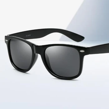 Klassiske Anti-glare Briller Mænds Sommer Kørsel Polariserede Solbriller Sorte Nuancer Vintage Retro solbriller Til Kvinder UV400