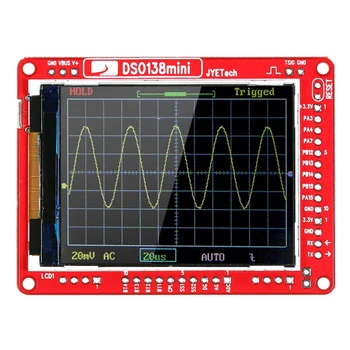 DSO138 Mini Digital Pre-loddede TFT LCD-Oscilloskop DIY Kit Praktisk Prøve Elektronisk Læring Bærbare Med Sagen Analyzer
