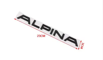 3D Metal ALPINA Brev Kuffert Bageste Emblem sæt Kreative Bil Stying Mærkat for E46 E60 E36 E90 E53 E30 E34 F10, F30 1 3 5 7 M X Z