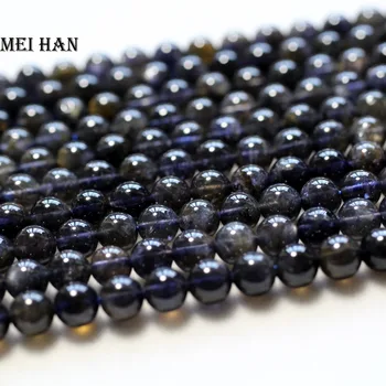 Meihan (1strand/set/20g) naturlige 6+-0.2 mm vare, glat rund løs perler til smykker design gør DIY