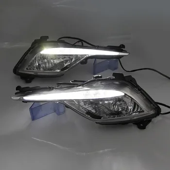 Qirun led kørelys kørelys tågelys for Hyundai Sonata 8 2013-2016