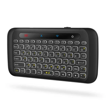 2,4 GHz Trådløse Tastatur med touchpad Baggrundsbelyst Fjernbetjening Tastaturer til Bærbare PC, Tablet Pad Smart Android TV Box