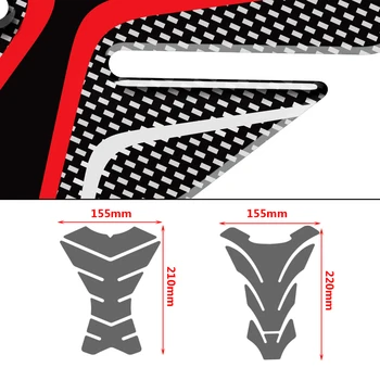 For Honda CBR 250RR 600RR 900RR 1000RR 650F 500R Fireblade Tankpad 3D Carbon-look Motorcykel Tank Pad Beskytter Decal