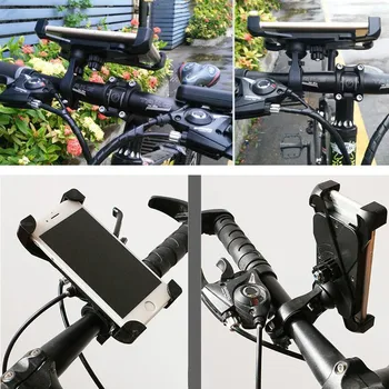 Universal Styr Cykel Telefon Holder Anti-Slip Mobil holder til Iphone X 8 7 SE GPS-Mount Beslag Cykel Holder til HTC XIAOMI