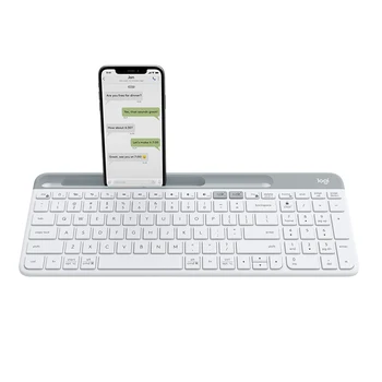 Original Logitech K580 Trådløst Tastatur, Multi-Enhed 2,4 G Bluetooth Samlende Dual-Mode For Bærbare PC, Tablet, Telefon,