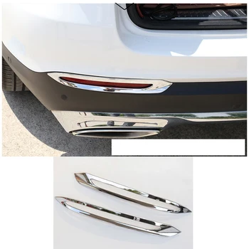 Bil styling tågebaglygter dække grille lameller tågelygter dække dekoration Trim strips til Mercedes Benz GLC Klasse X253 Sport