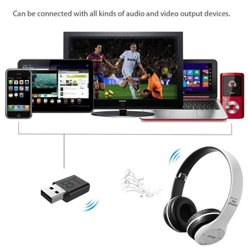 RAXFLY Bluetooth-Hovedtelefon med Mikrofon Computer, TV, PC, Telefon, værdiboks til Bærbar Gamer Tablet Trådløst Headset med støjreduktion Phone Music Hjelm