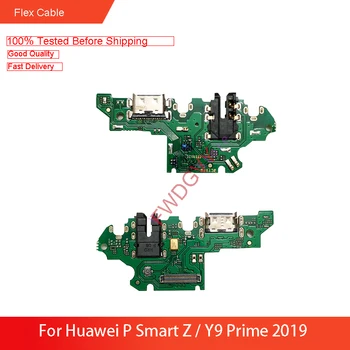 Erstatning For Huawei S Smart Z/Y9 Prime 2019 USB Oplader Dock Forbindelse Opladning Flex Kabel Reparation Reservedele Test-kvalitetskontrol (QC)