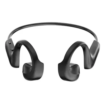 Trådløse Bone Conduction Headset Vandtæt Sport Bluetooth5.0 Headset Med Indbygget Dual Noise Cancelling Mikrofon For Cykling Fitness