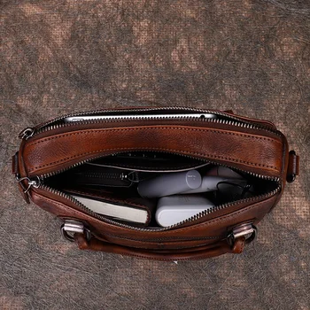 FCTOSSR Ægte læder håndtaske 2020 ny taske kvindelige stor kapacitet enkelt skulder messenger taske første lag okseskind