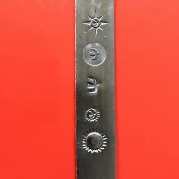 Brugerdefineret Logo Stål Alfabet Bogstav Stempel Af Metal Smykker Mark Prægning Af Skimmel