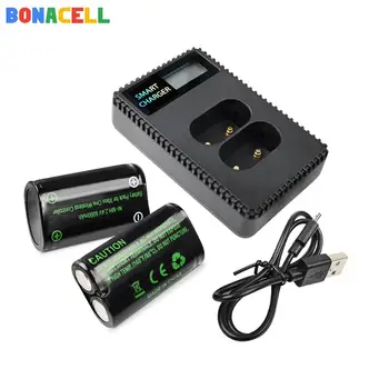 Bonacell Dobbelt Oplader Base Controllere Bærbare Oplader med batterier Til Xbox Spil, Tilbehør, USB-Stå Oplader Dock