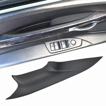 Hot Sælge Bil Tilbehør Til BMW F01 F02 7-Serien Sort ABS Plast Side Indvendige dørhåndtag Panel Sedan Trække Trim Dække