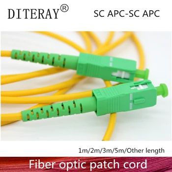 SC/APC Fiberoptiske Patch kabel Kabel-SC-SC 1/3/5/10/20/30M Jumper Single Mode Simplex 2,0 mm Optisk Fibra Optica FTTH
